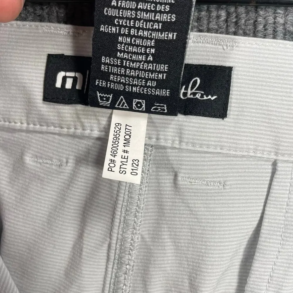 NWT Travis Mathew Carlsbad Golf Shorts Men's 40 Gray Wrinkle Resist Stretch